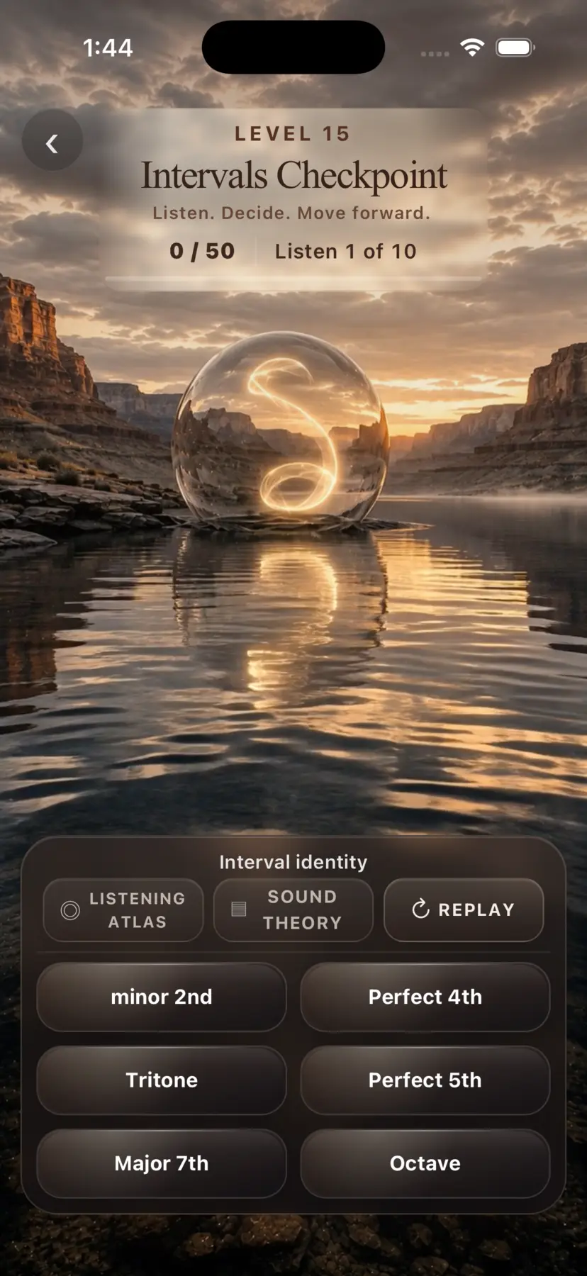Listening Foundations in Sunrise mode